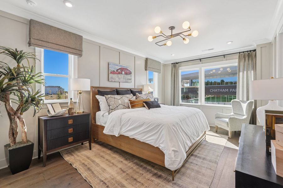 Representative furnished interior of a home built from the Wilson by Tri Pointe Homes in The Townes at NoVi, Pittsboro (Image 11).