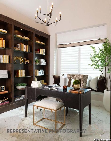 Furnished interior view inside a new home in Veramendi, New Braunfels (Image 6).