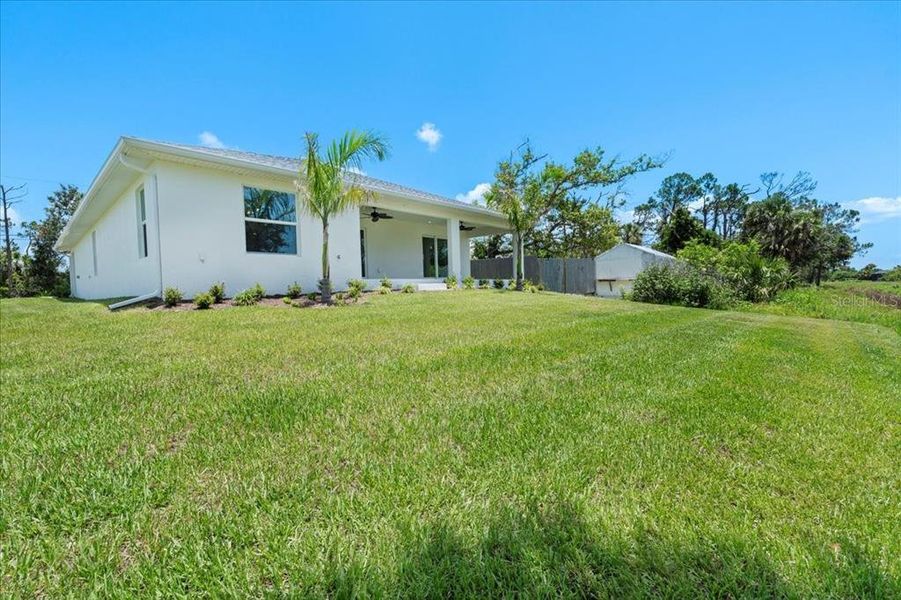 Exterior details and patio area of a home in , Englewood (Image 3).