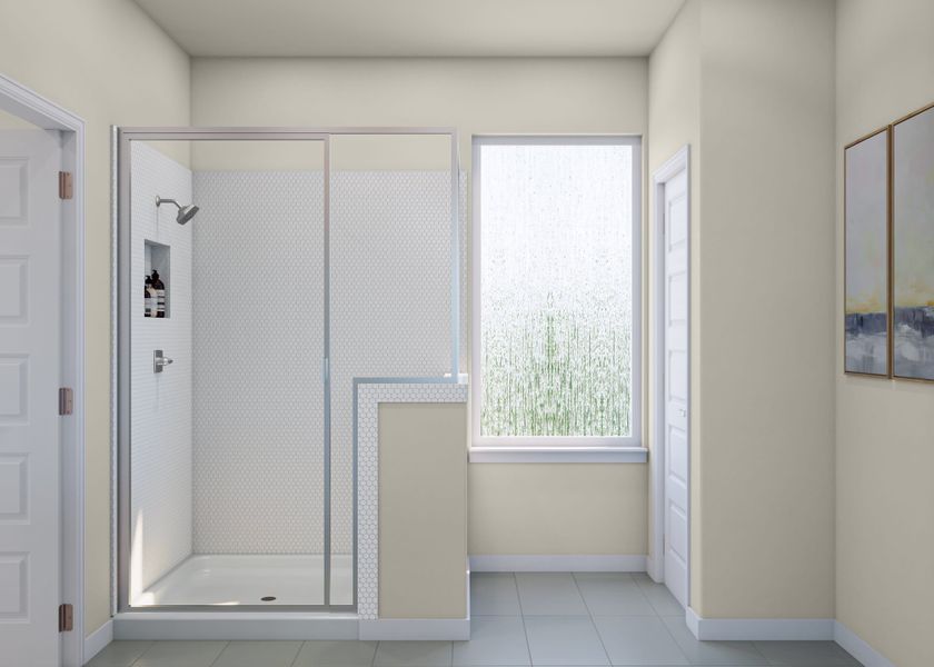 Representative unfurnished interior of a home built from the Lantana by Tri Pointe Homes in Terrace Collection At Turner's Crossing, Buda (Image 22).