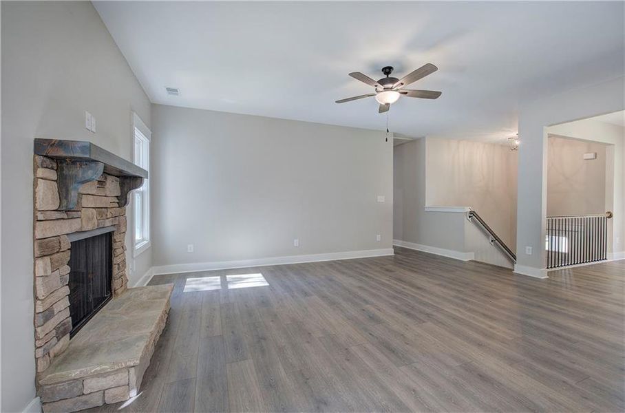 Spacious, unfurnished interior of a new home in , Cartersville (Image 23).