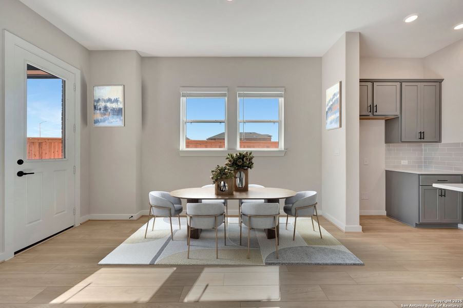 Furnished interior view inside a new home in Mayfair - Select Classic Series, New Braunfels (Image 9).