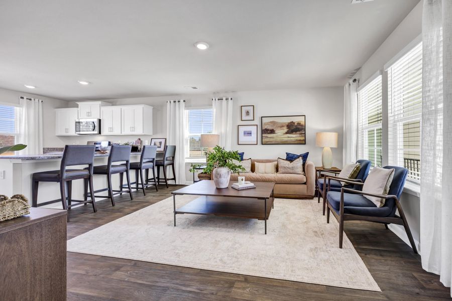 Furnished interior view inside a new home in The Park at Wilkinson, Orangeburg (Image 15).