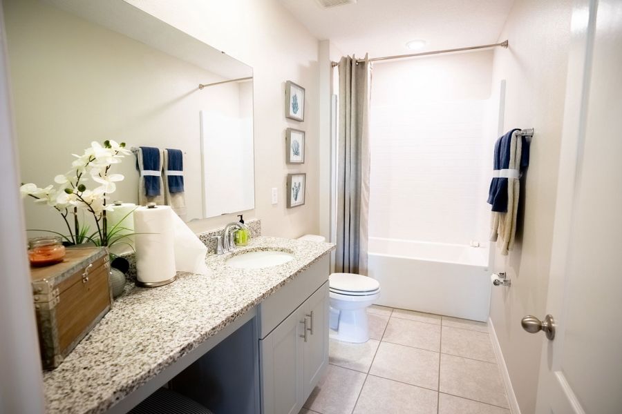 Furnished interior view inside a new home in Poinciana, Kissimmee (Image 22).