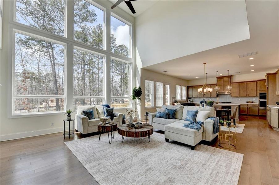 Furnished interior view inside a new home in , Cumming (Image 44).