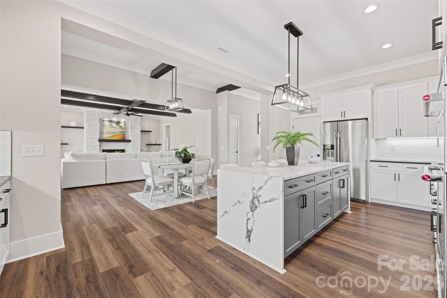 Furnished interior view inside a new home in , Clover (Image 3). Furnished interior view inside a new home in , Clover (Image 3).