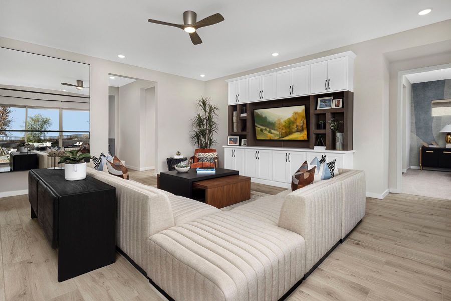 Representative furnished interior of a home built from the Burgundy by Mattamy Homes in White Tank Vistas, Waddell (Image 10).