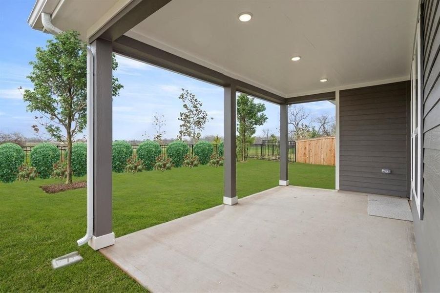 See the potential in these growing backyards — the best views are still to come. (Renderings shown for illustration purposes.)