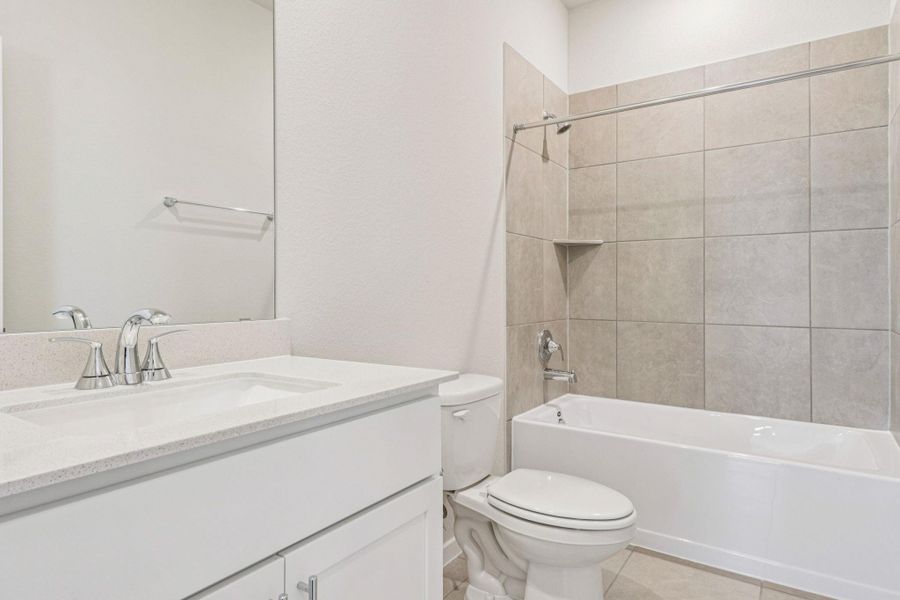 Photo is not of the actual home, but is an inspirational photo of builder’s model home and may depict options, furnishings, and/or decorator features that are not included