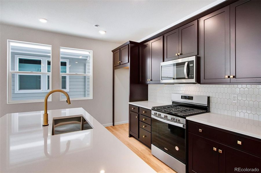 Close-up of interior finishes inside a home in Sugar Mill Village, Longmont (Image 6).