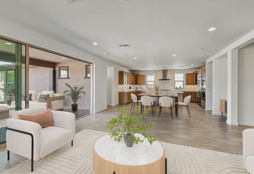 Virtually Staged Verde River Ironwood Homesite 1167 Great Room - 4 of 19