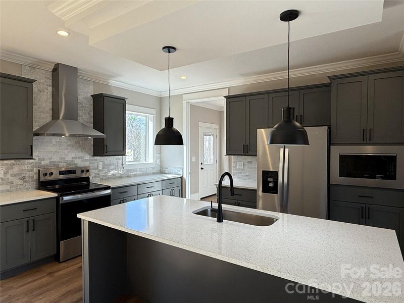 Furnished interior view inside a new home in , Morganton (Image 9).