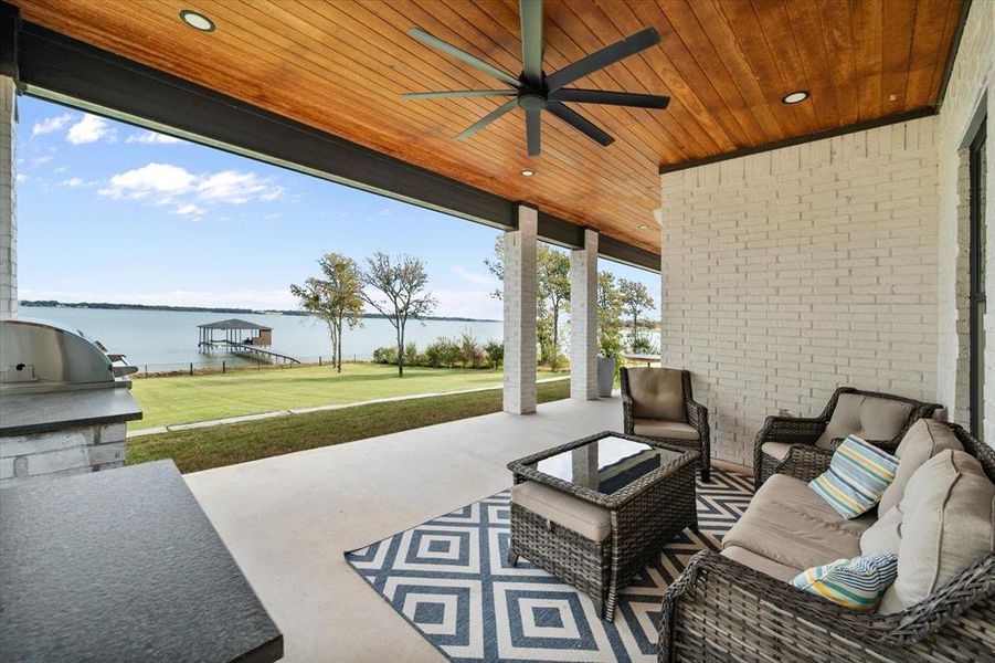 View from the grill as you chill!