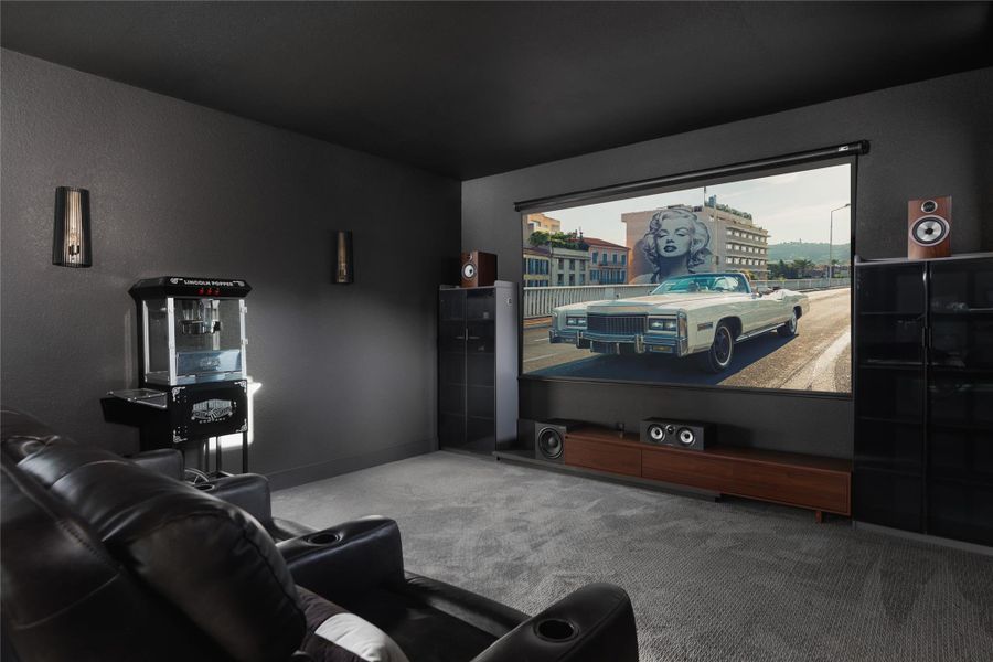 Movie Room with Wet Bar