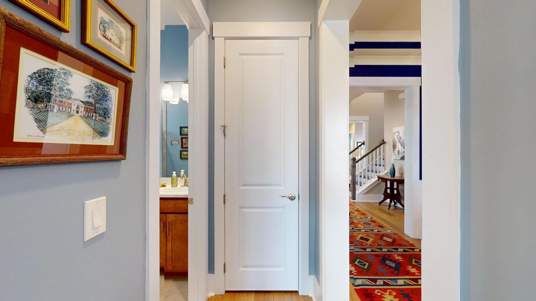 Furnished interior view inside a new home in Summerwind Crossing at Lakes of Cane Bay, Summerville (Image 12).