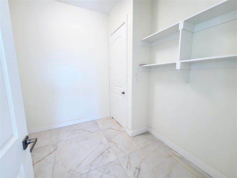 View of spacious closet