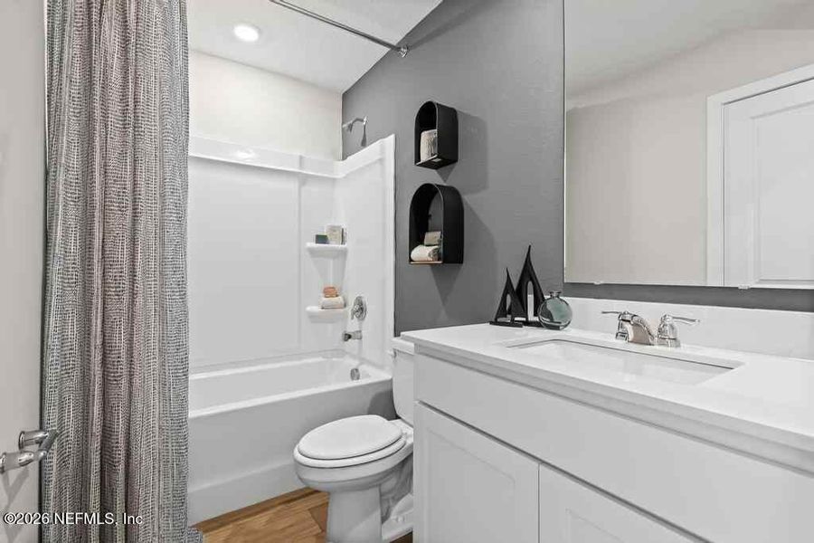 Furnished interior view inside a new home in , Jacksonville (Image 13).