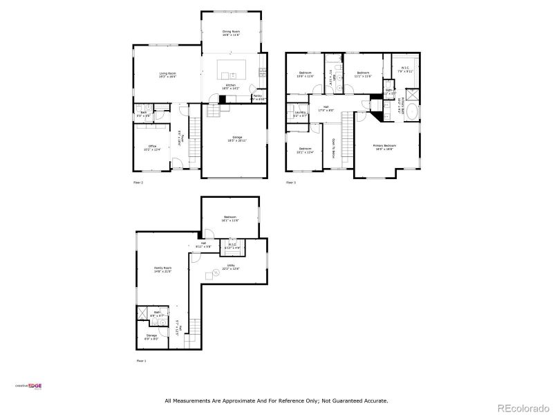 2D floor plan layout of this home in , Aurora, CO (Image 24).