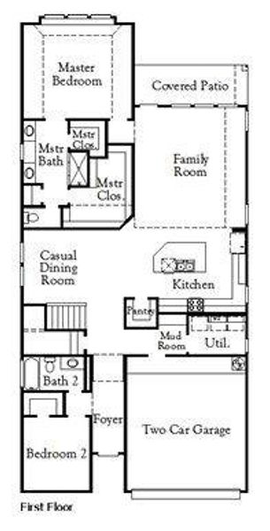 1st Floorplan - Representative Photo