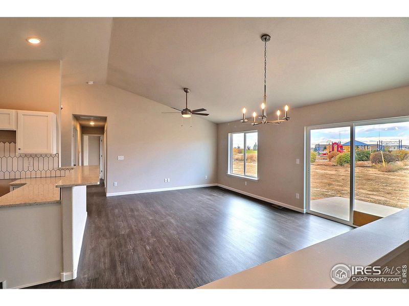 Living Room and Dining Room