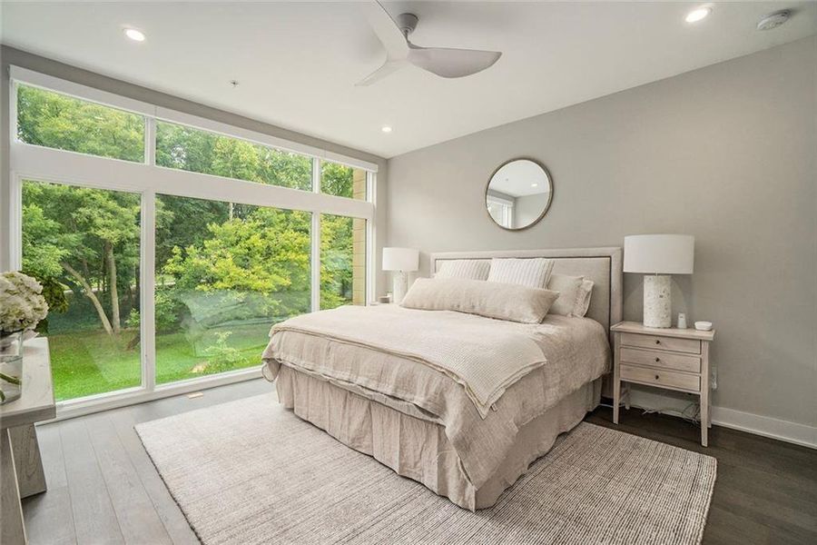 Furnished interior view inside a new home in , Atlanta (Image 39).