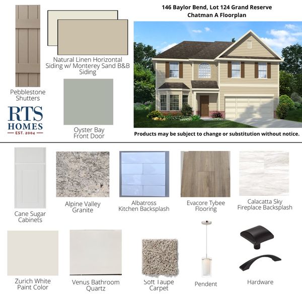 2D floor plan layout of this home in Grand Reserve, Hinesville, GA (Image 5). 2D floor plan layout of this home in Grand Reserve, Hinesville, GA (Image 5).