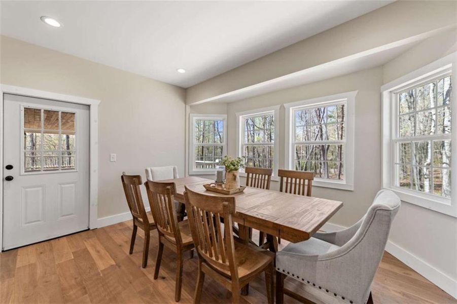 Furnished interior view inside a new home in , Morganton (Image 8).