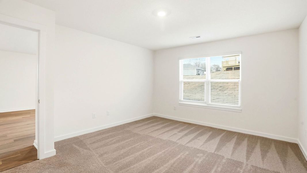 Representative unfurnished interior of a home built from the Manning by D.R. Horton in Highland View, Seymour (Image 13).