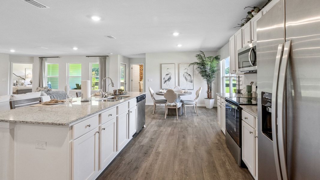 Representative furnished interior of a home built from the The Sawyer by D.R. Horton in The Hammocks, Crawfordville (Image 16).