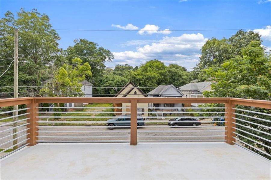 Exterior details and patio area of a home in , Atlanta (Image 19).
