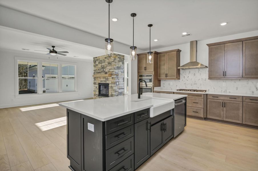 Furnished interior view inside a new home in Clubside Reserve at Summerlake, Lexington (Image 7).