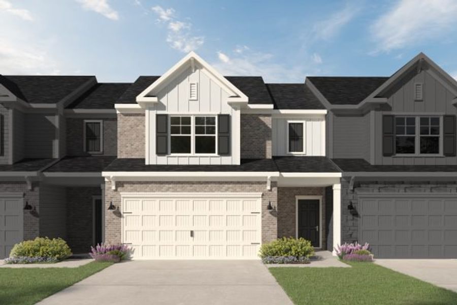 Representative exterior photo of a completed home built from the Bayberry by Kerley Family Homes in Park Center Pointe, Austell, GA (Image 2). Representative exterior photo of a completed home built from the Bayberry by Kerley Family Homes in Park Center Pointe, Austell, GA (Image 2).