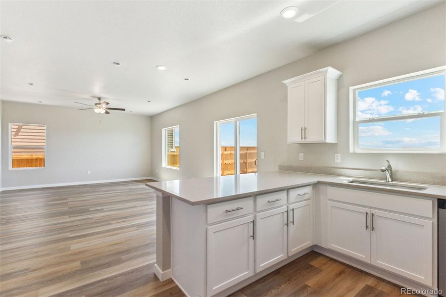Furnished interior view inside a new home in Bennett Ranch, Bennett (Image 9).