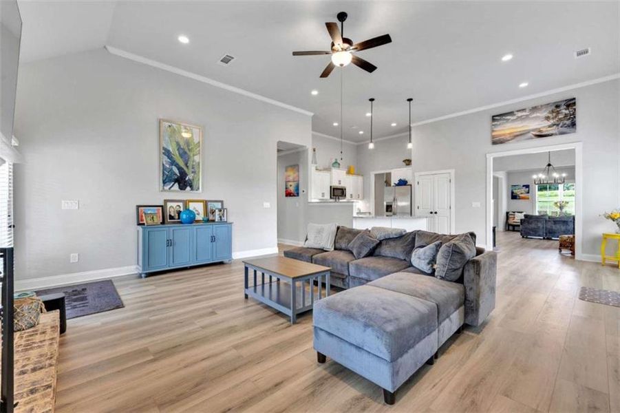 Furnished interior view inside a new home in , Monroe (Image 34).