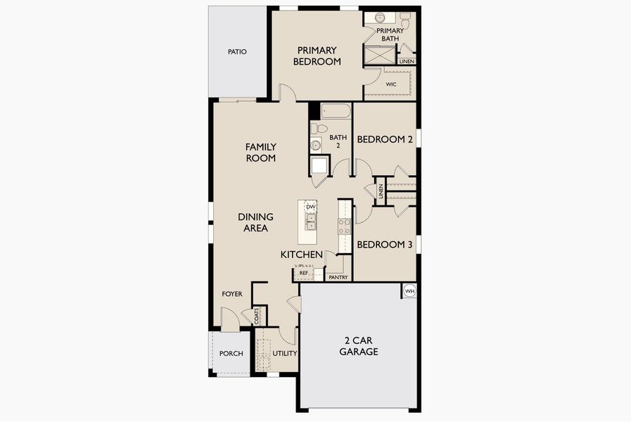 2D floor plan layout of this home in Willow Springs, Buda, TX (Image 2). 2D floor plan layout of this home in Willow Springs, Buda, TX (Image 2).