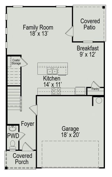 The Brambling First Floor Plan The Brambling First Floor Plan