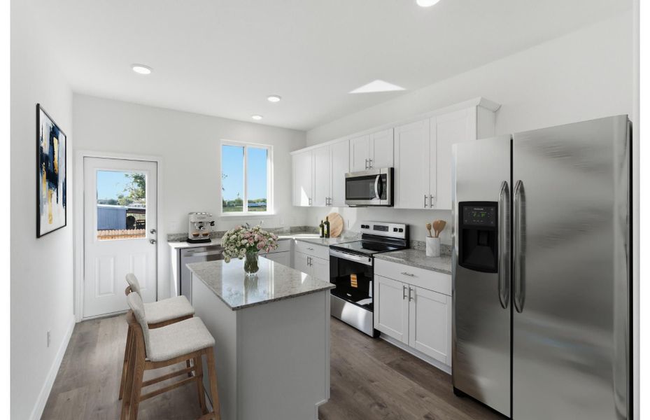 Representative furnished interior of a home built from the Becket by Centex in Davis Ranch, San Antonio (Image 6).