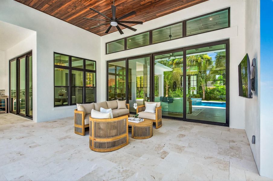 Furnished interior view inside a new home in , Vero Beach (Image 27).