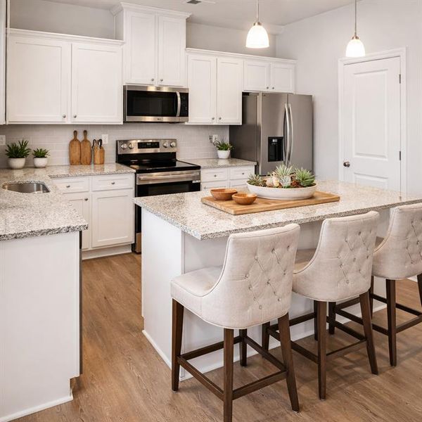 Furnished interior view inside a new home in The Hills at Cedar Creek, Winder (Image 6).