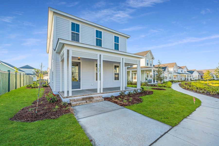 Representative exterior details of a home built from the Moultrie by Homes by Dickerson in Nexton, Summerville (Image 3).