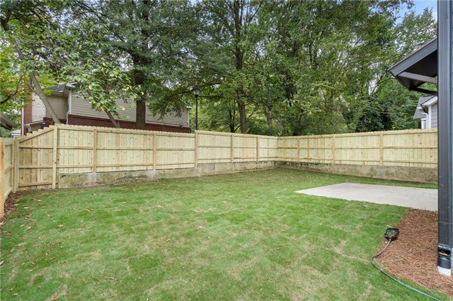 Exterior details and patio area of a home in , Atlanta (Image 4).