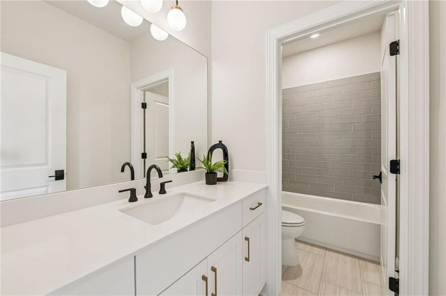 Furnished interior view inside a new home in Waterhaven, Cumming (Image 16).