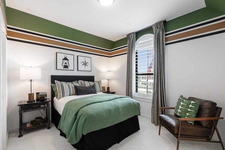 Representative Secondary Bedroom - some options shown