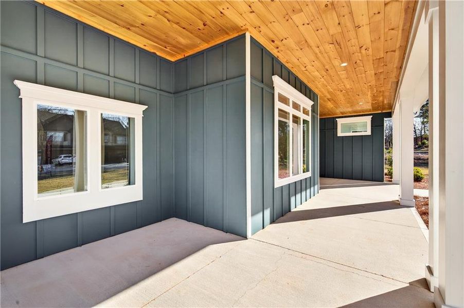 Exterior details and patio area of a home in , Clarkston (Image 28).