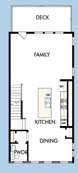 2D floor plan layout for the The Murphey by David Weekley Homes in Celesta, Decatur, GA (Image 5). 2D floor plan layout for the The Murphey by David Weekley Homes in Celesta, Decatur, GA (Image 5).