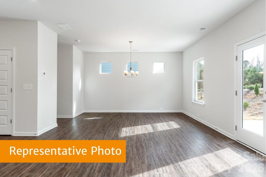 Spacious, unfurnished interior of a new home in Country Club Village, Salisbury (Image 3).