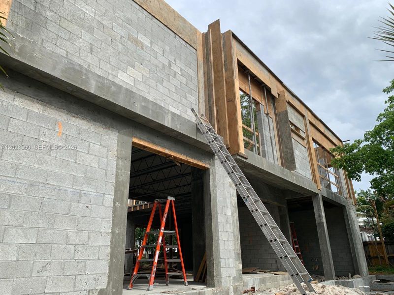 In-progress construction of a new home in , Fort Lauderdale, FL (Image 7).