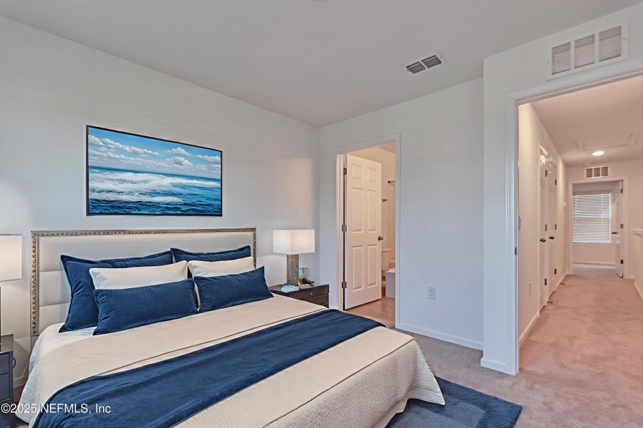 Furnished interior view inside a new home in , Jacksonville (Image 7). Furnished interior view inside a new home in , Jacksonville (Image 7).