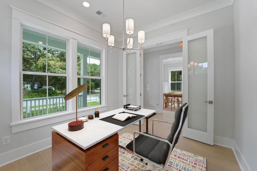 Furnished interior view inside a new home in , Johns Island (Image 34).