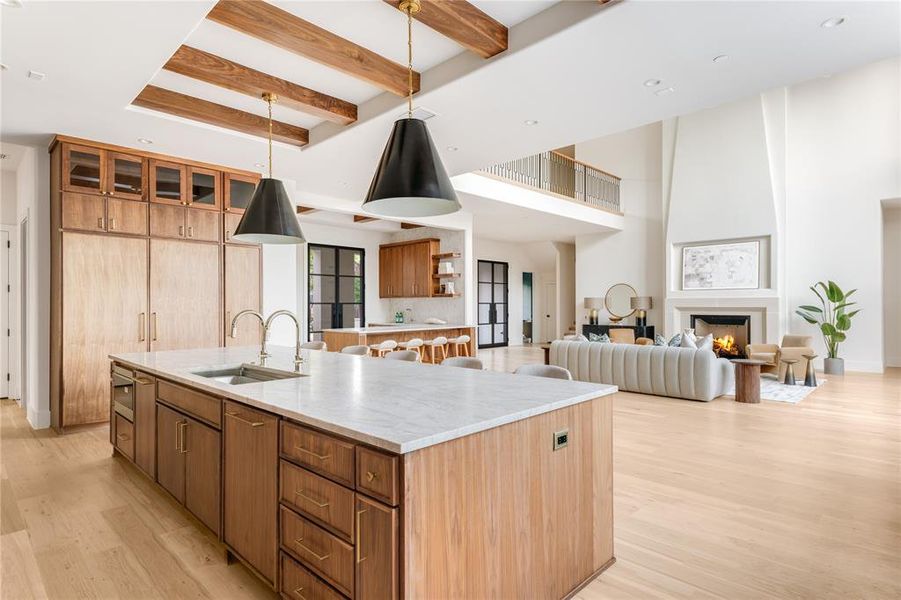 Furnished interior view inside a new home in , Dallas (Image 3).